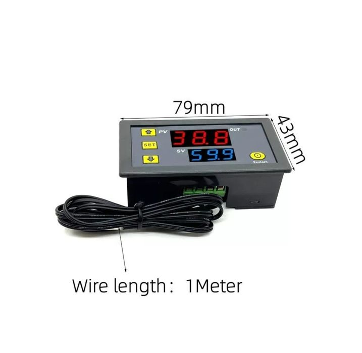 Терморегулятор цифровий, термореле  W3230 та W3002 на 220v