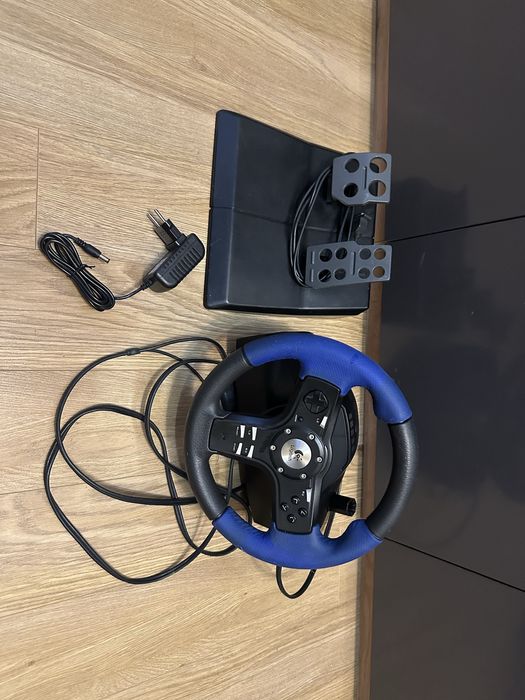 Игровий руль Logitech Driving Force EX (thrustmaster) відео, тести