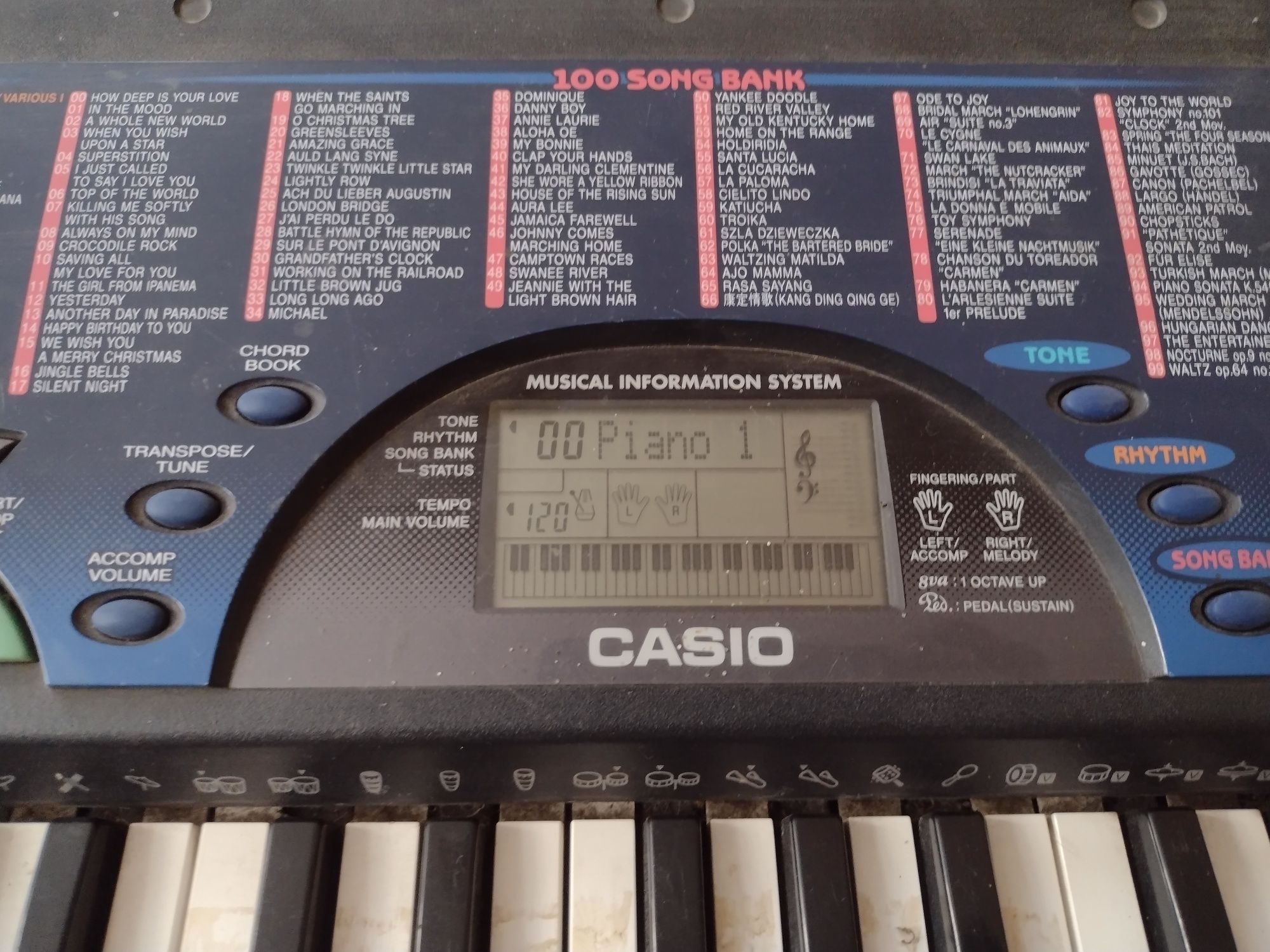 Keyboard pianino organy casio ctk 495