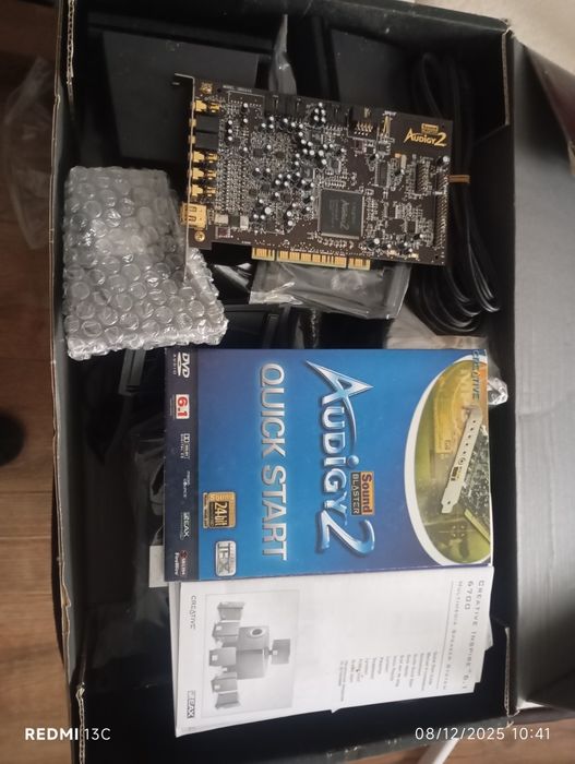 Placa audigy 2 e Colunas 6.1 creative  som pc