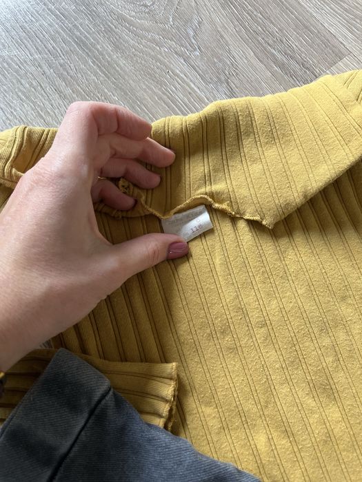 Komplet dziewczęcy bluzka legginsy Zara 116