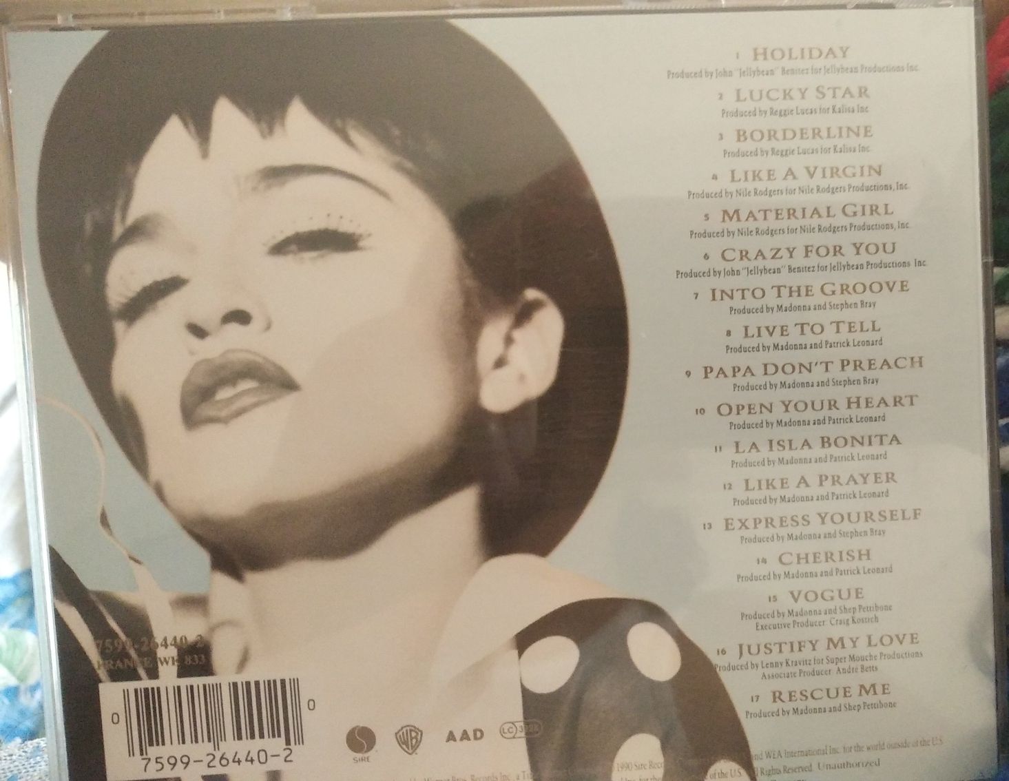 The Immaculate Colletion - Madonna