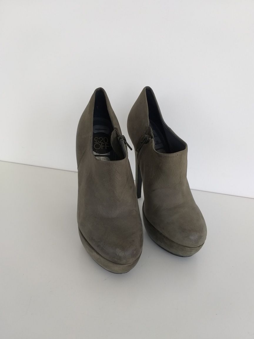 Buty botki skórzane Office London w rozmiarze 36 Nowe