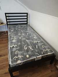 Łóżko jednoosobowe z nowym materacem 90x200