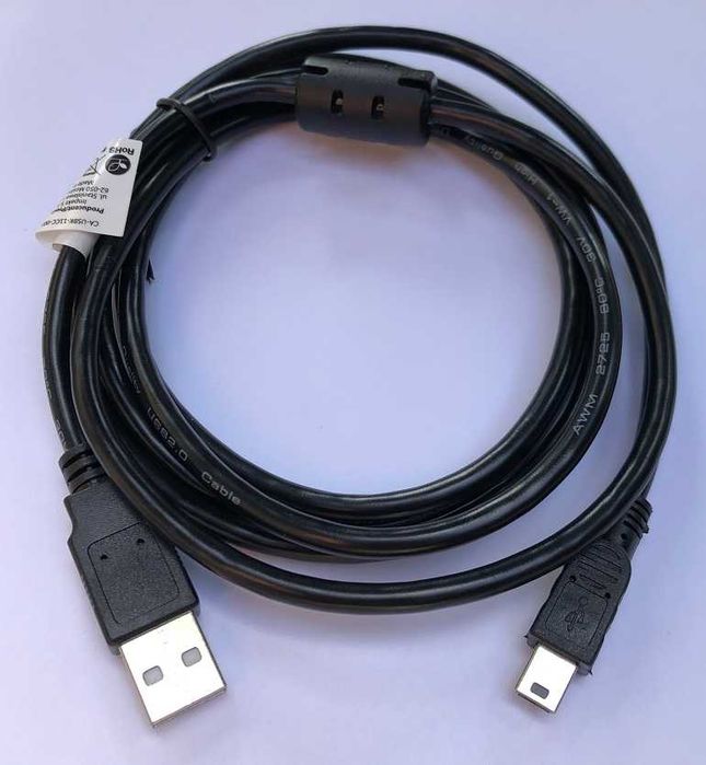 Kabel MiniUSB mini USB Pad PS3 1,8m Lanberg * Solidny Przewód !