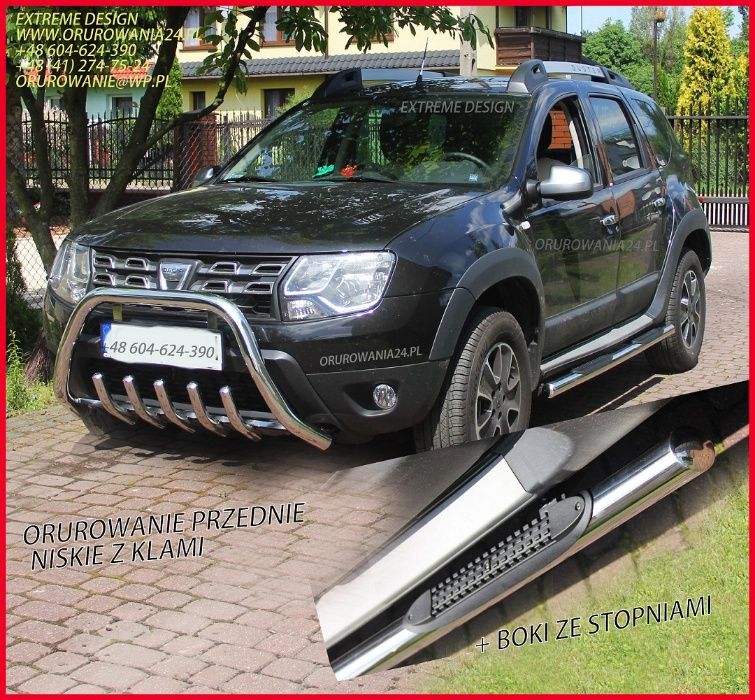 Orurowanie do samochodu dacia duster sandero stapway