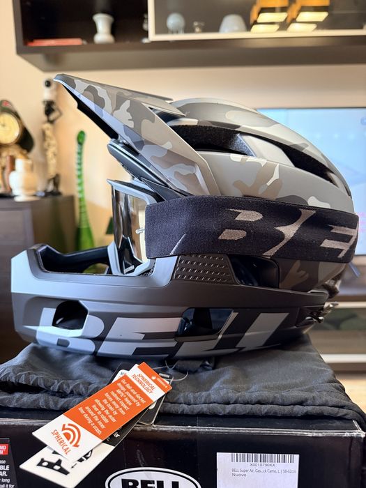 Kask full face BELL SUPER AIR R MIPS SPHERICAL (czarno-szary)