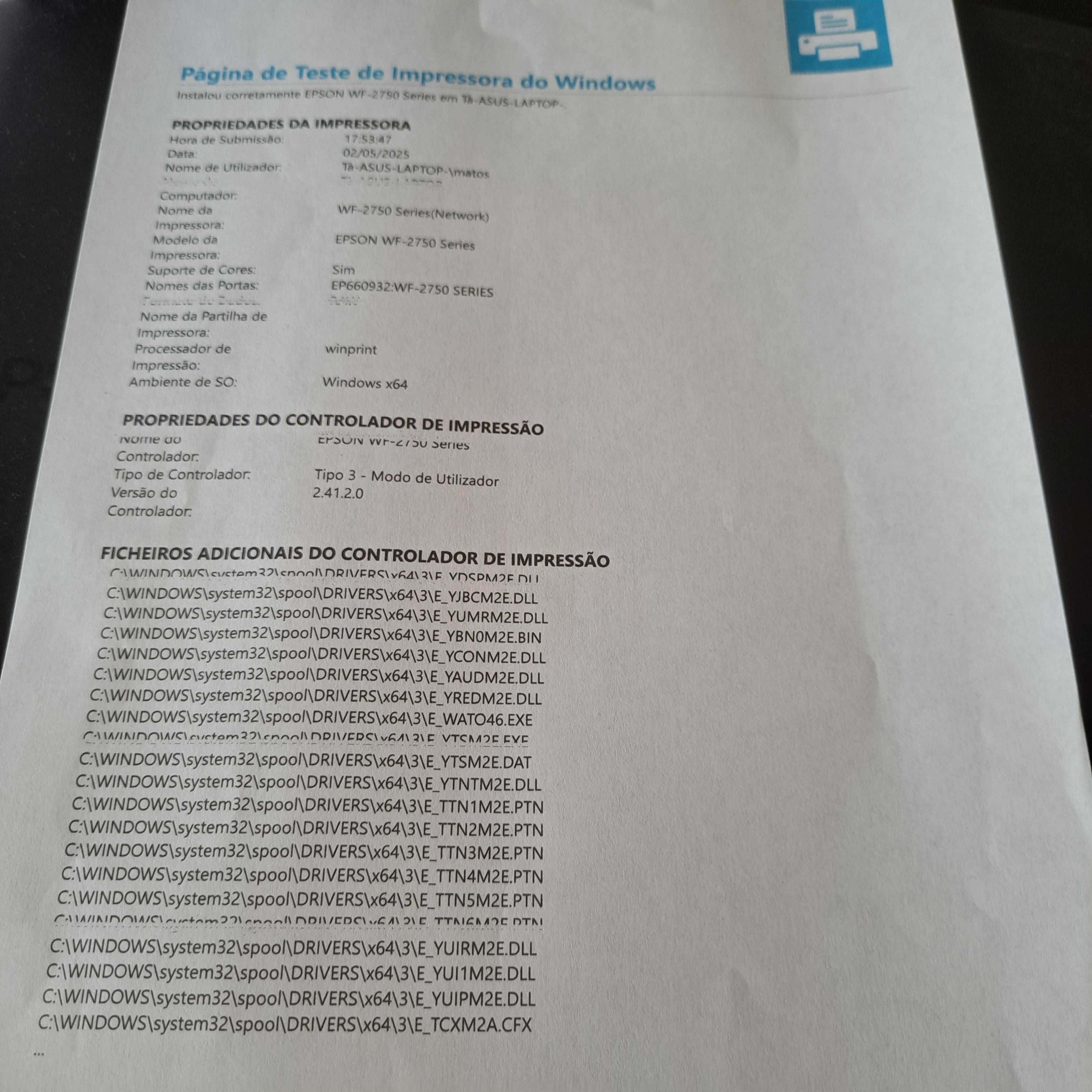 Epson WorkForce WF-2750 DWF