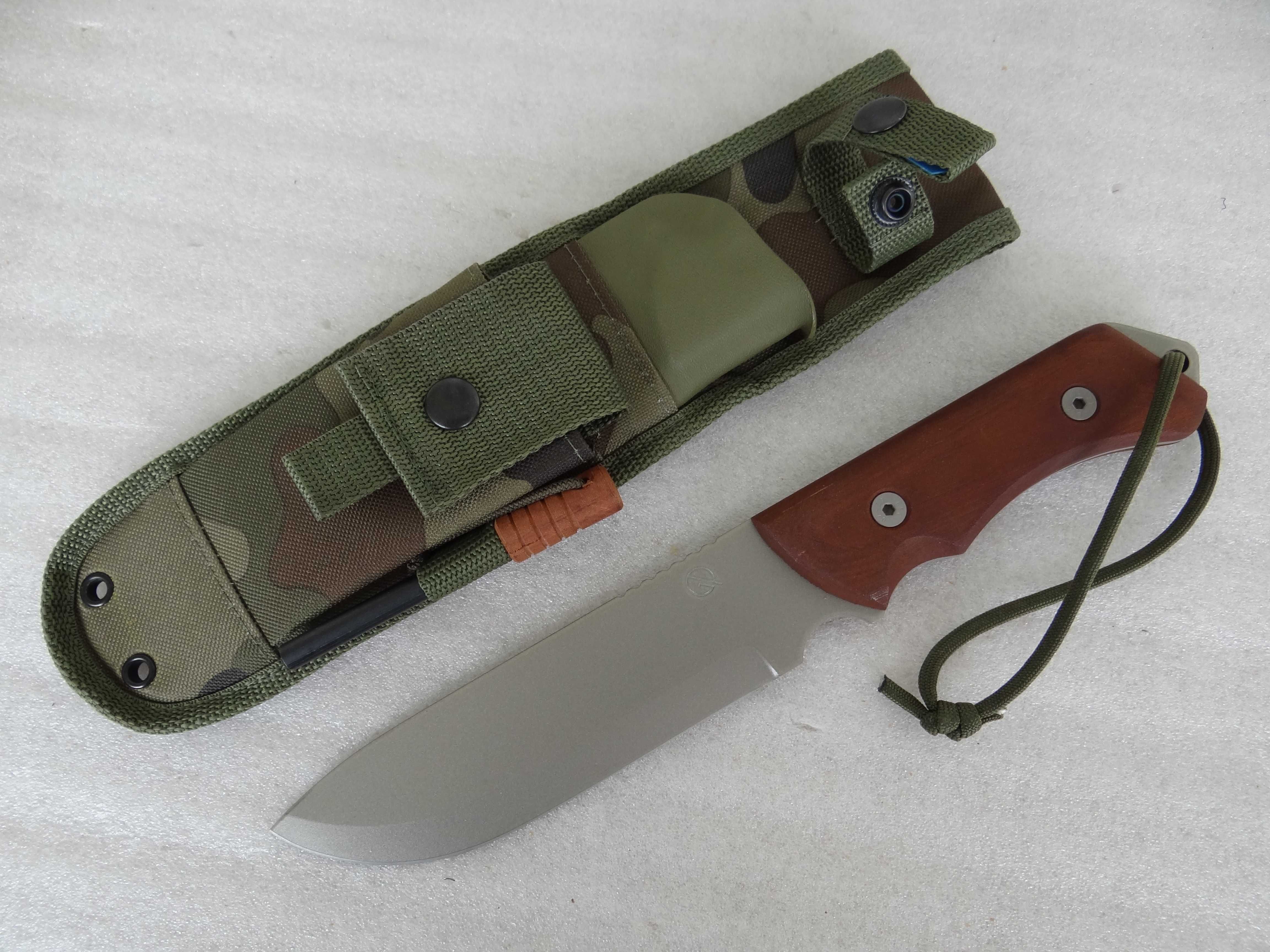 Nóż Survivalowy GP NS1 „Caiman” kamuflaż wzór 93 Grzegorz Prządka