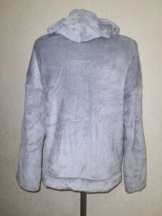 Піжамна кофта  плюшева з вушками вільного крою