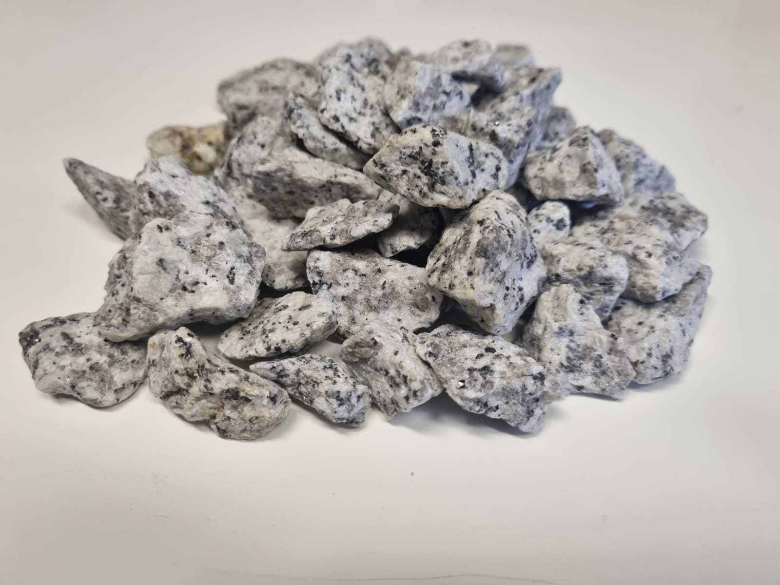 Grys Granitowy Jasny Dalmatyńczyk Kruszywa Ogród