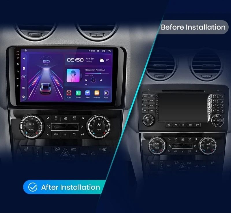 Radio Android Mercedes ML W164  GL X164