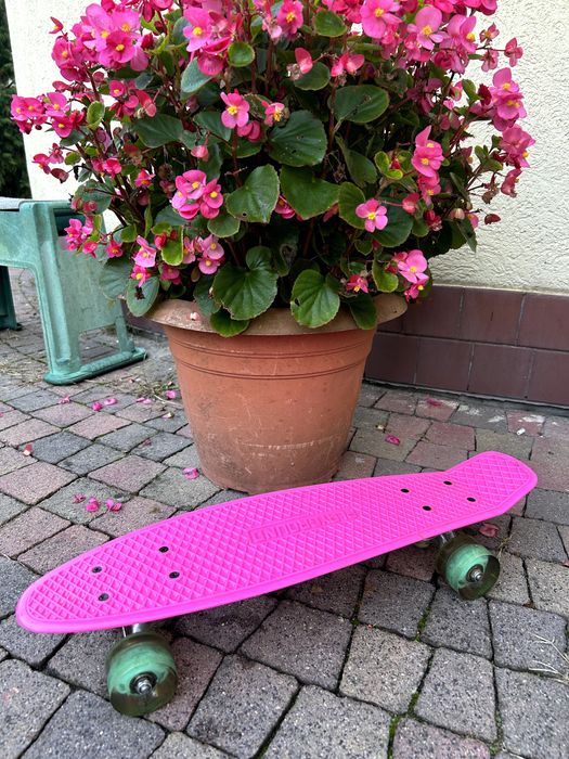 Deskorolka fiszka różowa