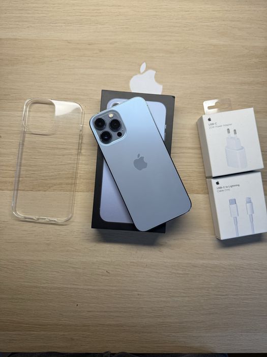 iPhone 13 Pro Max 128gb niebieski bateria 100% komplet