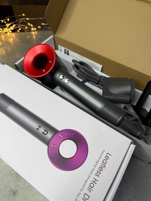 Знижка‼️ Фен Dyson з іонізацією Leafless Super Hair Dryer Red Topaz