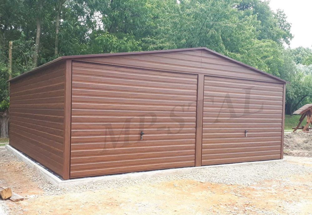 Garaże blaszane dwuspadowe PREMIUM