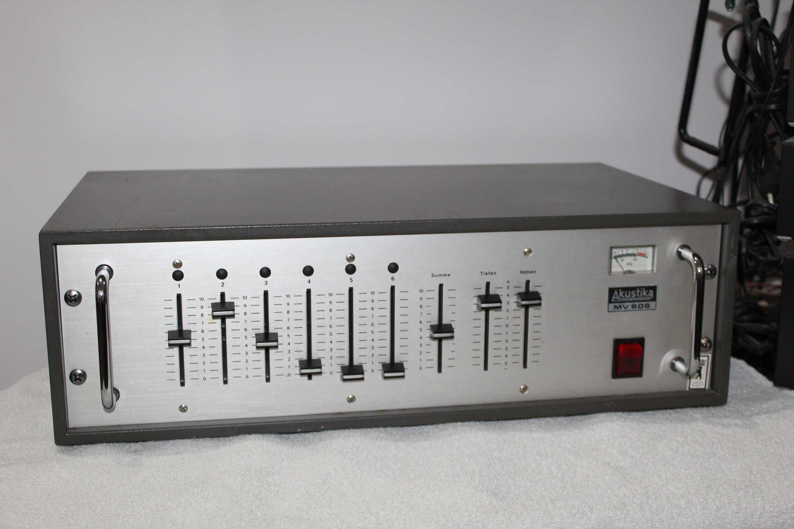 AKUSTIKA MV606 Wzmacniacz końcówka mocy audiofilska vintage Wysyłka