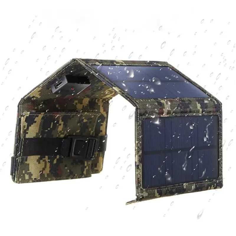 Портативний сонячний зарядний пристрій Solar 20w 5V 1.5A + USB
