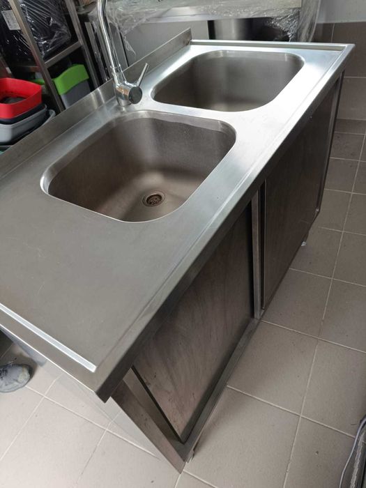 Stół ze zlewem 120x60