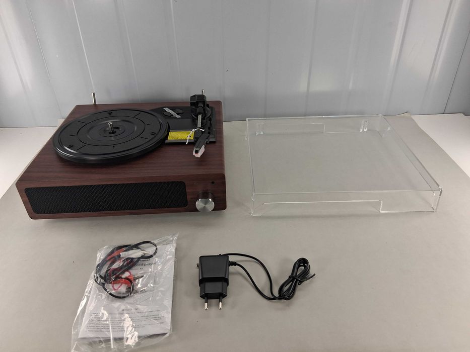 C243 Retro A6 Record System - Stylowy Odtwarzacz Muzyczny z Głośnikami