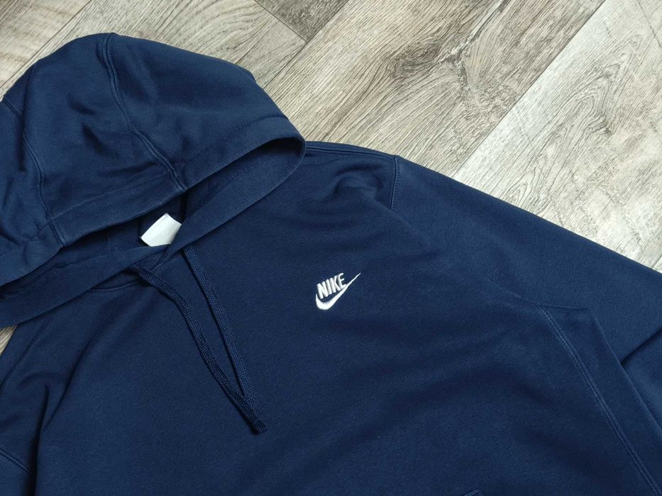 NIKE широке худі чоловіче синє бавовна М