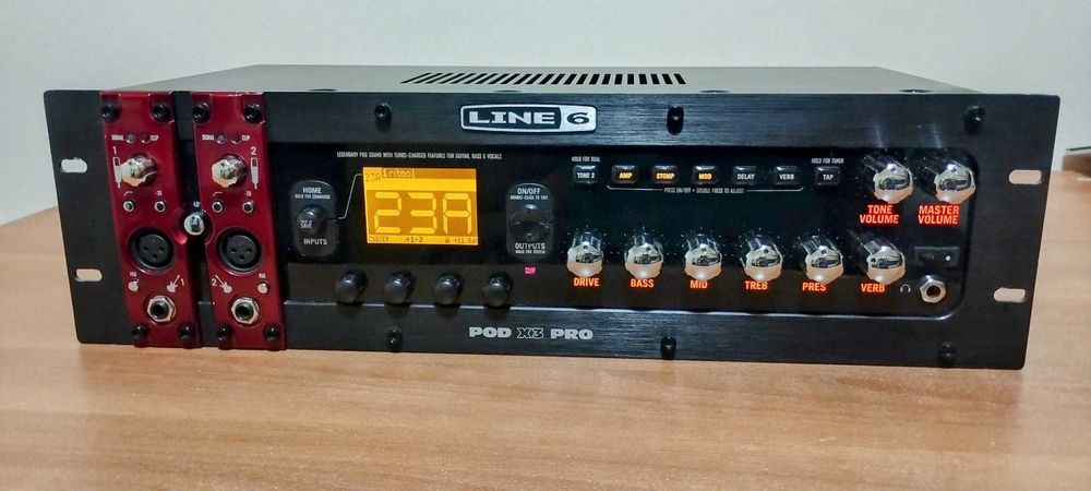 Processador de efeitos de guitarra line 6 POD X3 PRO