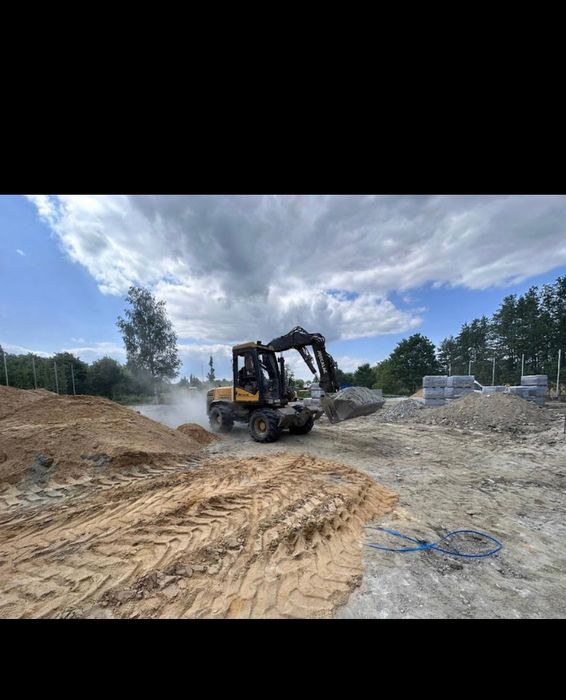 Wynajmę koparkę z operatorem. Transport 18do 27 ton.wozidla.