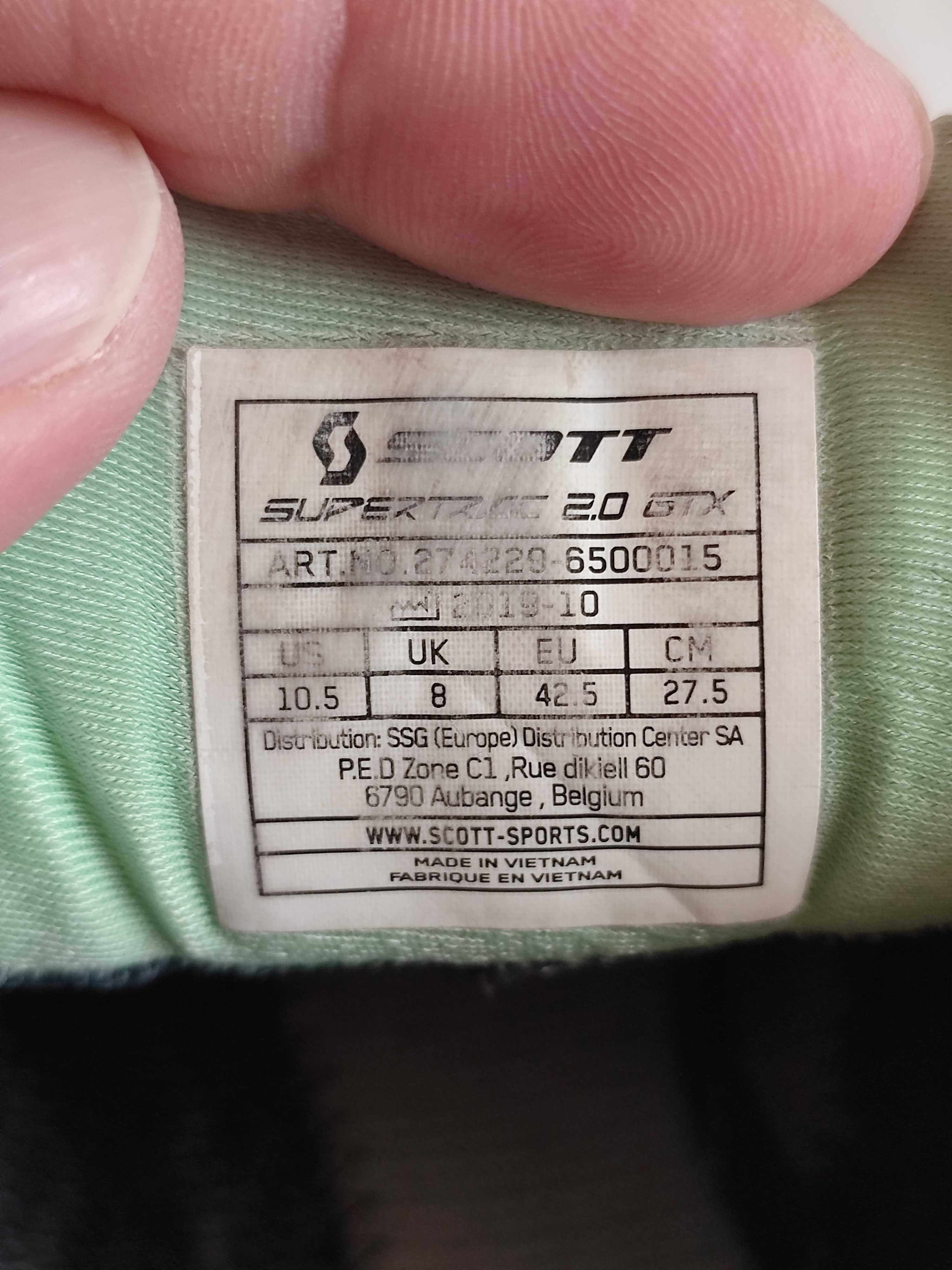 Кроссовки мужские Scott Gore-tex. Размер 42,5 (27,5 см)