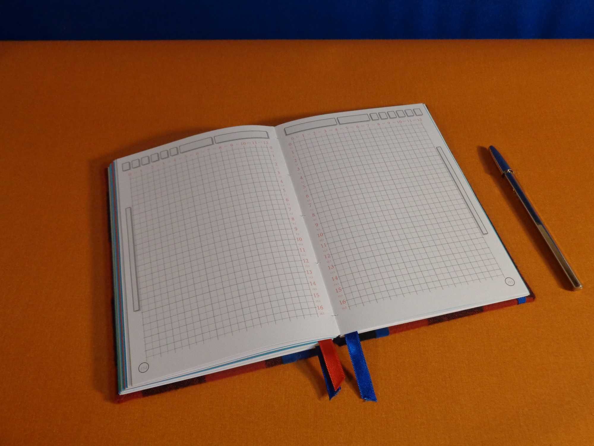 Caderno A5 de Costura Copta. Feito à mão. Hiper resistente e flexível.