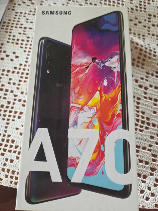 Samsung A70 tęczowy ciemny