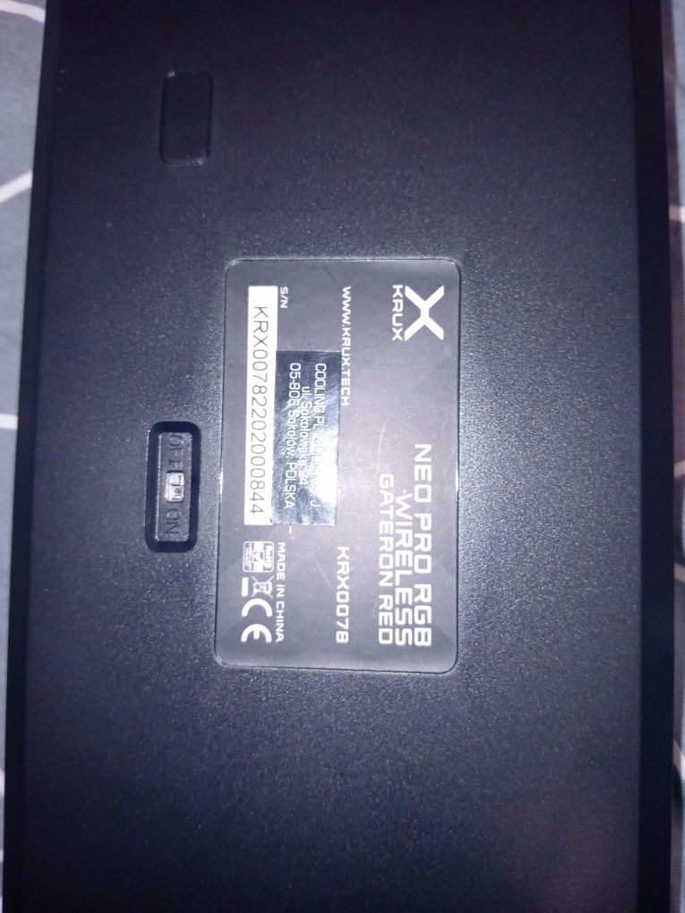 klawiatura krux neo pro rgb wireless
