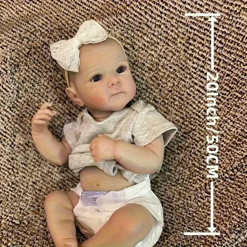 Boneca Reborn 50 cm nova na caixa, com biberon e chucha