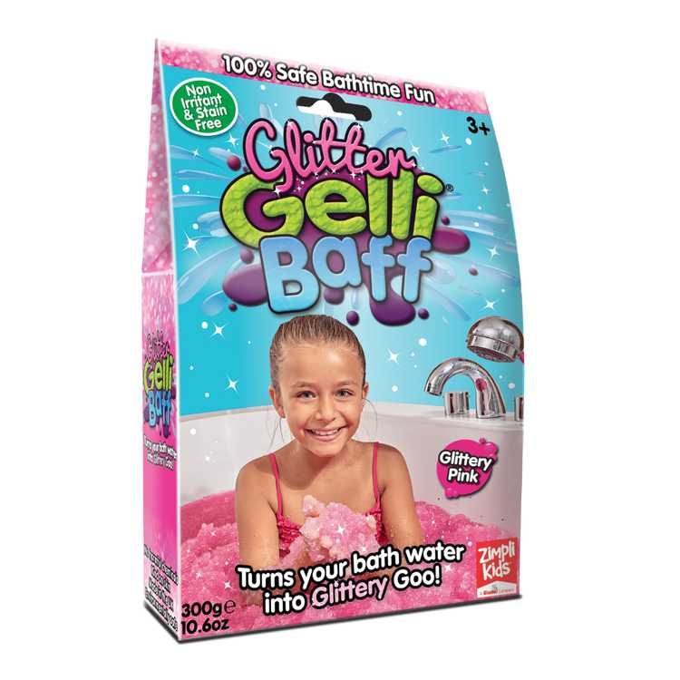 Magiczny proszek do kąpieli Gelli Baff Glitter różowy, Zimpli Kids