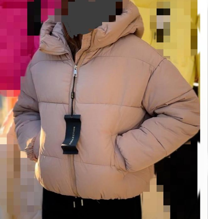 Куртка осінь беж оверсайз М-Л