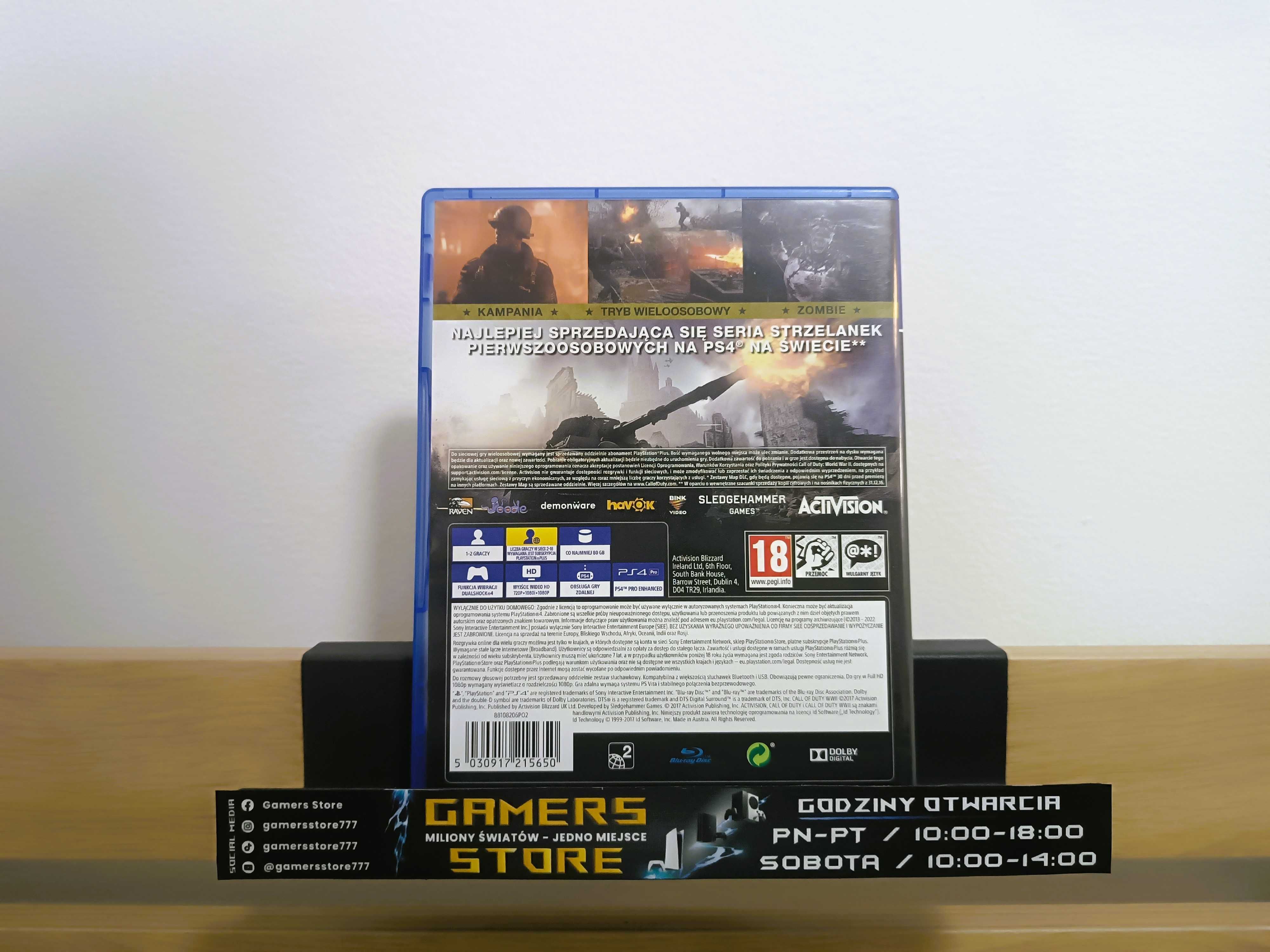 Call of Duty World War 2 - Playstation 4 - Gamers Store