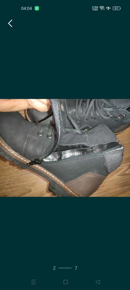 Ботинки (41-43): Riker;New Yorker;Timberland;Haix;Schutze-schuhe 1393