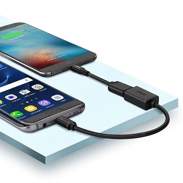 Ugreen kabel adapter przejściówka OTG USB (żeński) - micro USB (męski)