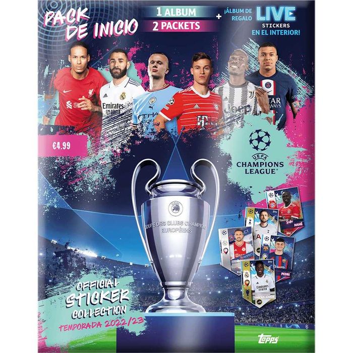 Cromos Topps "Champions League 22/23" (ler descrição)
