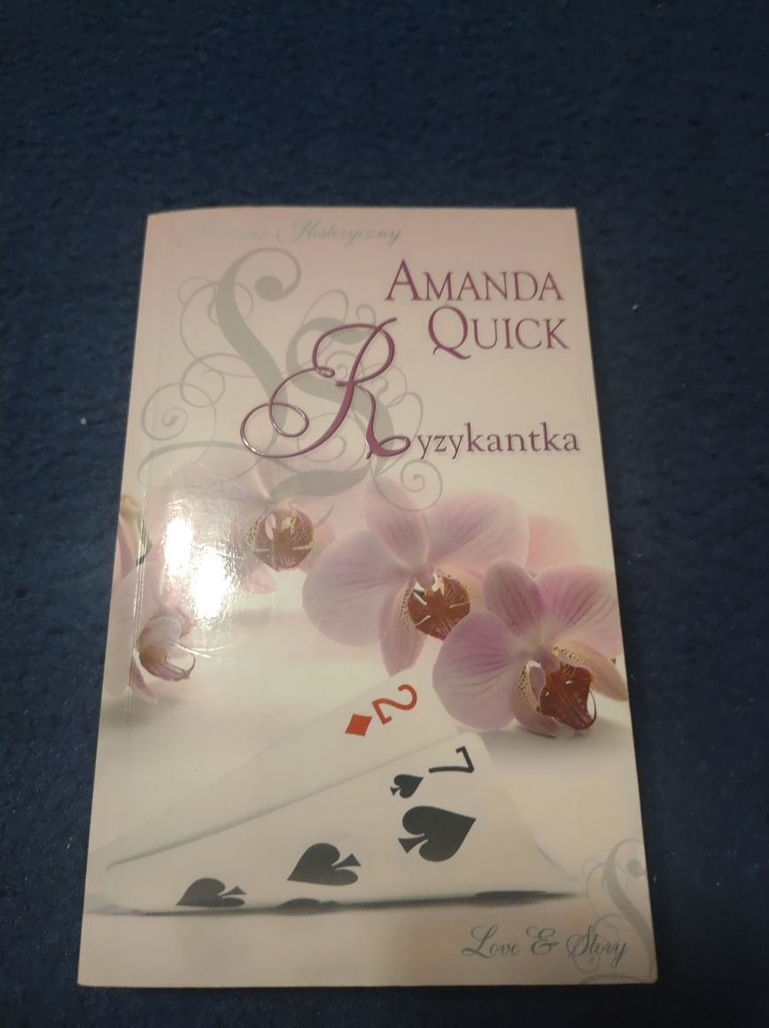 Książka Amandy Quick "Ryzykantka" - romans historyczny