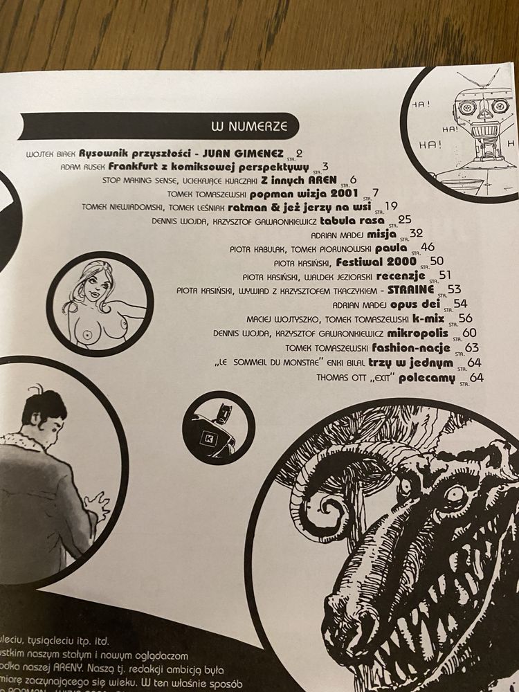 Arena Komiks 2 Magazyn narysowanych historii Graficon 2001