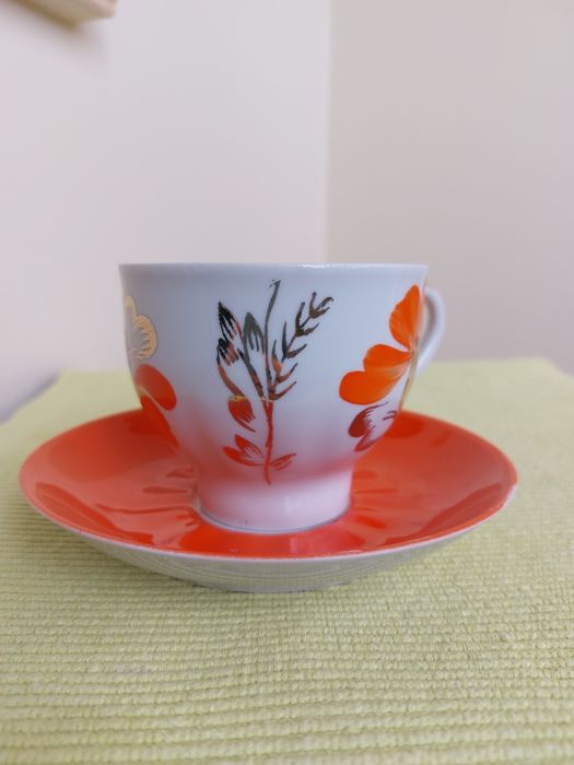 Чашка сервіз сервиз маки Баранівка Барановка фарфор СССР"