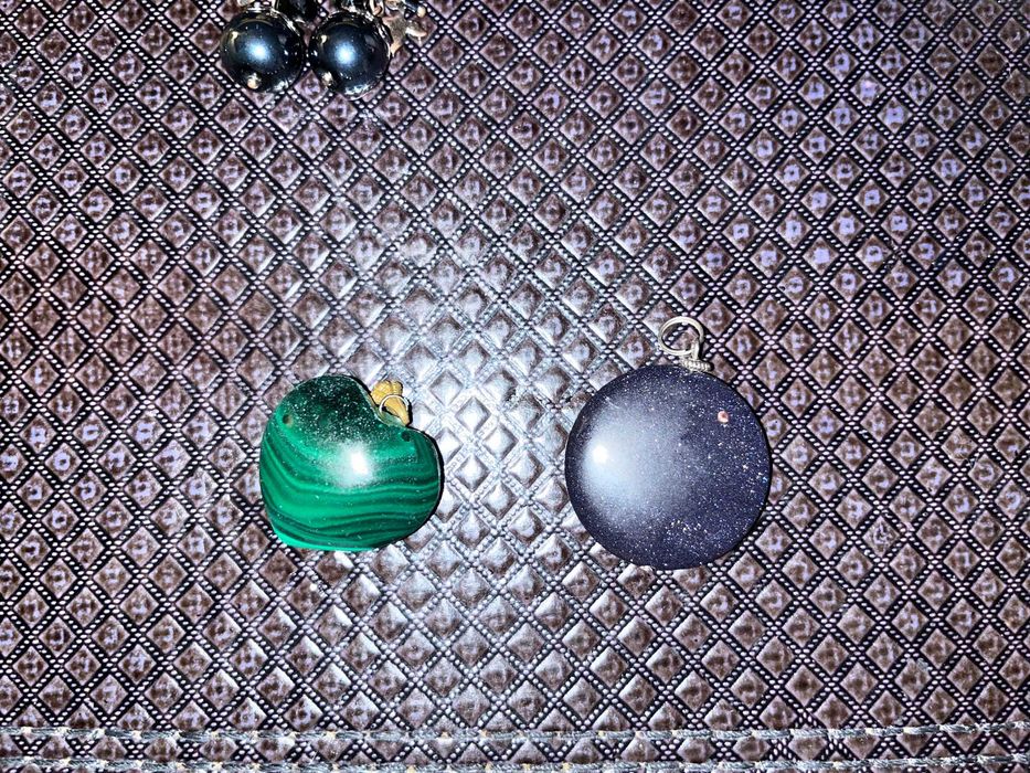 Wisiorek/ zawieszka/ malachit/ kamień naturalny