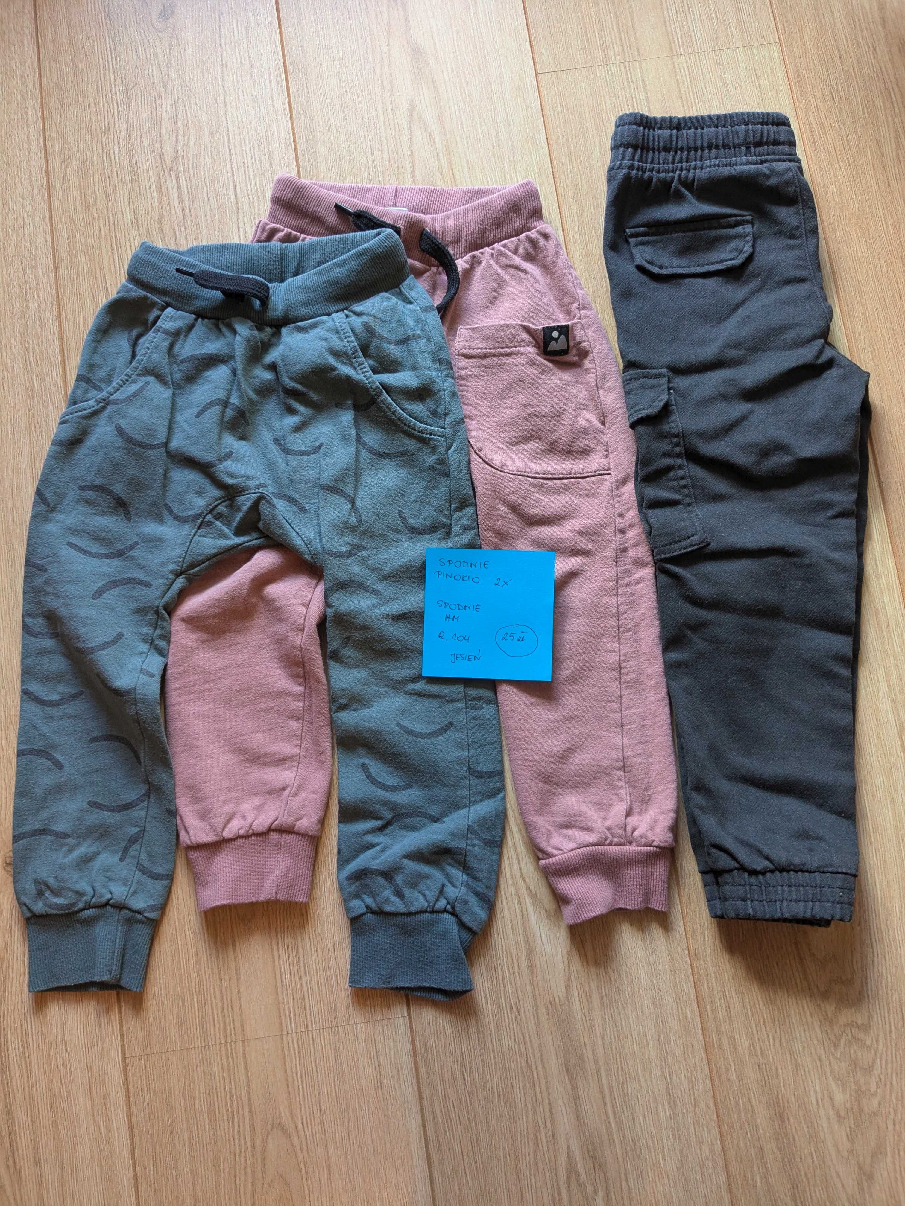 Spodnie Pinokio / 2szr / r. 104 / H&M, Pinokio