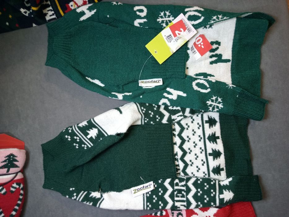 Новорічні кофти для собак