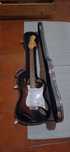 Squier stratocaster c/case