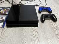 Sony PlayStation 4 FAT 500Gb PS4 + 2 игры + Blu Ray диски