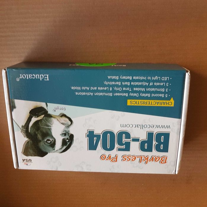 E-Collar BP 504 Obroża antyszczekowa miałczeniu kot pies stan NOWA