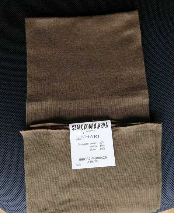 Komin szalo kominiarka wz 533/MON: szara, khaki i czarna WP