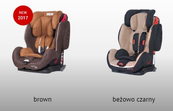 Fotelik samochodowy COLETTO SPORTIVO ISOFIX 9-36 kg. Szeroki wybór!