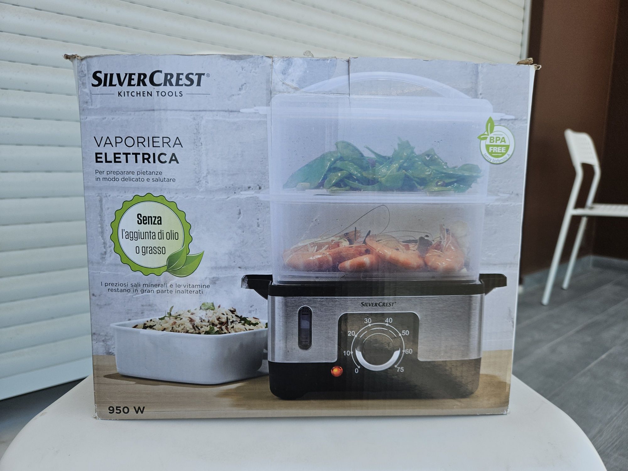 Máquina de cozinhar a vapor Silvercrest